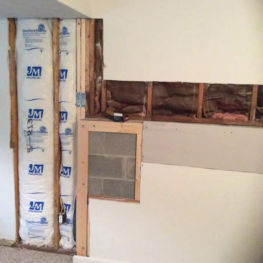 Wall insulation replacement during Structural Drying in South Whittier